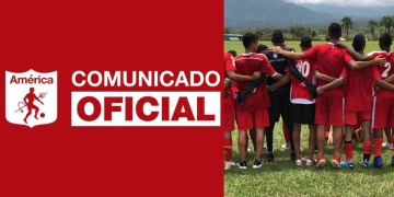 América de Cali y un comunicado oficial sobre las indumentarias de las juveniles