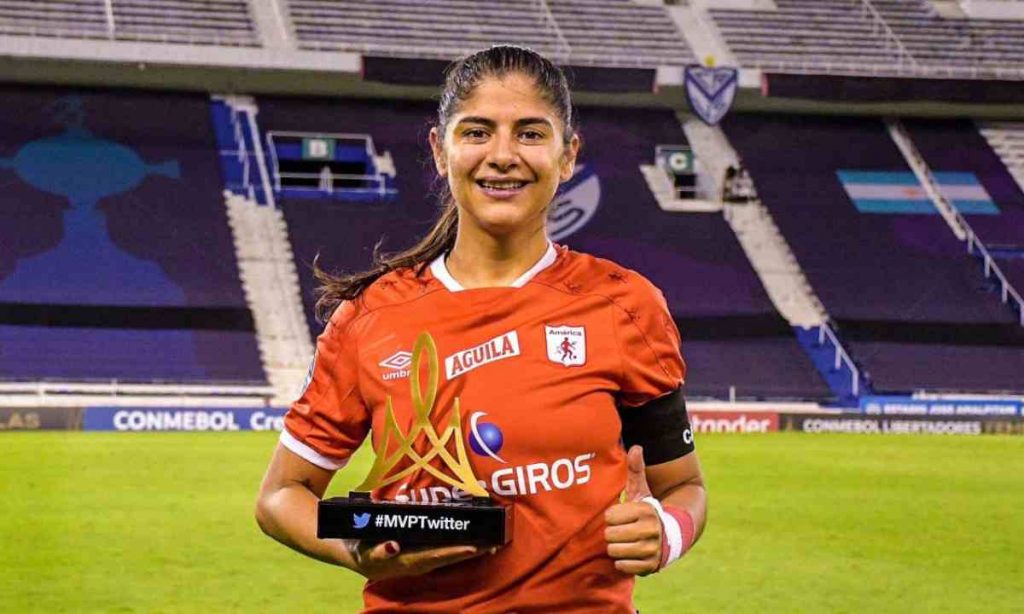 Catalina Usme se convirtió en la máxima goleadora histórica de la Libertadores