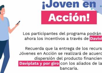 Daviplata y Davivienda pagan Jóvenes en Acción durante el 2021