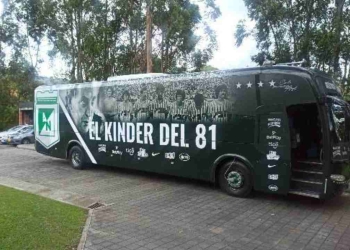 El bus de Atlético Nacional el diseño del hincha vs. el resultado final
