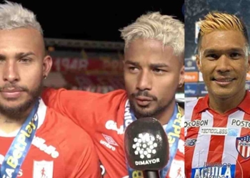 El encuentro entre 'Teo' Gutiérrez, Yesus Cabrera y Duván Vergara