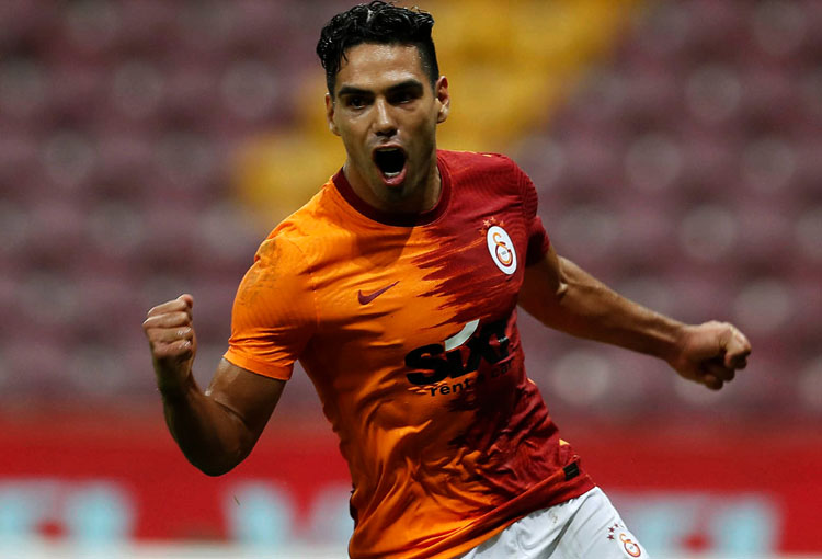 Falcao García, Galatasaray, Sivasspor, Superliga de Turquía 2020-21, Selección Colombia, Galatasaray 2-2 Sivasspor