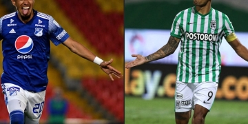 Fernando Uribe, Jéfferson Duque, Atlético Nacional, Millonarios FC, Liga BetPlay 2021-I, Viralgol