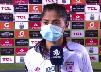 Gran gesto de Catalina Usme en la Copa Libertadores femenina