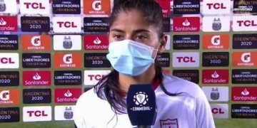 Gran gesto de Catalina Usme en la Copa Libertadores femenina