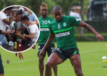 ¡Familia 'Verdolaga! Gran momento se vivió en la rueda de prensa de Atlético Nacional