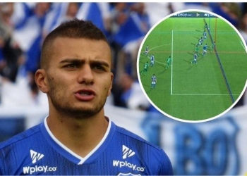 Jhon Duque y su reacción sobre la jugada polémica en el Millonarios vs. Nacional