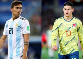 La charla entre James Rodríguez y Paulo Dybala, pensando en la Copa América