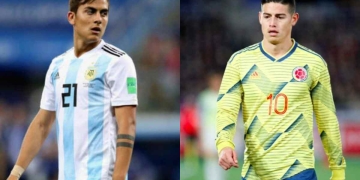 La charla entre James Rodríguez y Paulo Dybala, pensando en la Copa América