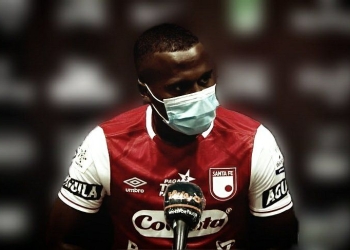 La razón por la que Jhon Arias será baja de Santa Fe para enfrentar a Deportes Tolima