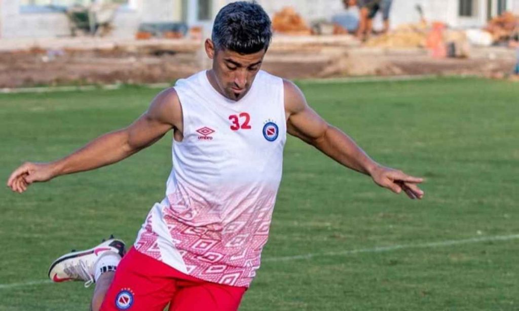 Matías Pisano está jugando con la reserva de Argentinos Juniors