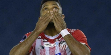 Miguel Borja solamente necesitó 1 minuto para marcar vs. Santa Fe