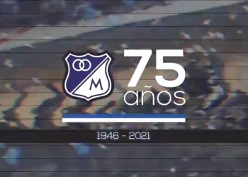 Nueva camiseta de Millonarios, edición limitada 75 años