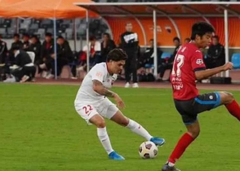 Segundo partido para 'Juanfer' Quintero en China y ahora anotó un golazo