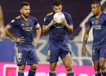 Edwin Cardona, su hijo de 7 años y Carlos Tevez. ¡Así nació el golazo de tiro libre!