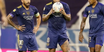 Edwin Cardona, su hijo de 7 años y Carlos Tevez. ¡Así nació el golazo de tiro libre!