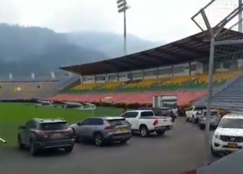 ¿Fiesta privada en el estadio Manuel Murillo Toro?