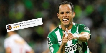 El nuevo guiño del 'Lobo' Guerra a Atlético Nacional