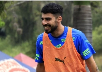 Gastón Rodríguez, el nuevo 10 del Deportivo Cali: gol en el entrenamiento y fecha del debut