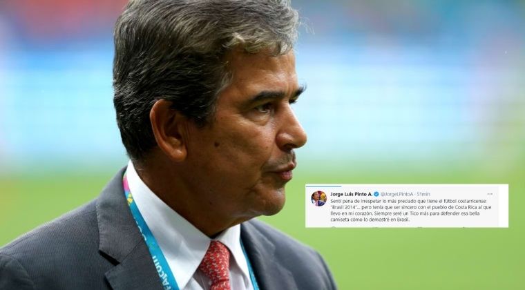 Jorge Luis Pinto y su triste mensaje al entorno de la Selección Costa Rica