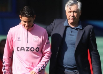 Carlo Ancelotti dio nuevas noticias sobre James Rodríguez: ¿Jugará ante Crystal Palace?