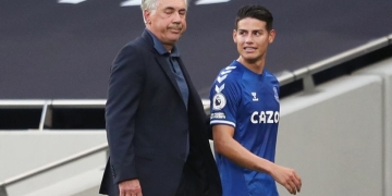 Medios ingleses: "Ancelotti sabe cuándo presionar a James y cuándo no"