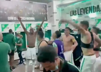 Video: La celebración en camerino de Nacional por clasificación en Libertadores