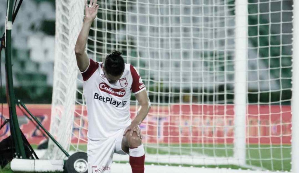 Kelvin Osorio, goleador de Santa Fe en la Liga BetPlay y ahora en Libertadores