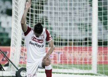 Kelvin Osorio, goleador de Santa Fe en la Liga BetPlay y ahora en Libertadores