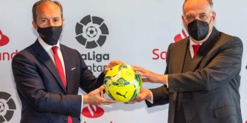 LaLiga y Santander renovaron el acuerdo de patrocinio