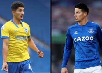 ¡Duelo cafetero en la Premier! James vs. Alzate en el Brighton ante Everton