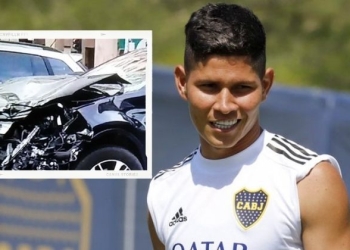 ¡Jorman Campuzano se accidentó de camino al entrenamiento con Boca Juniors!