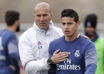 Zinedine Zidane dirigiría a otro colombiano ante la posible salida del Real Madrid