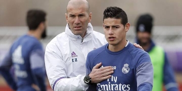 Zinedine Zidane dirigiría a otro colombiano ante la posible salida del Real Madrid