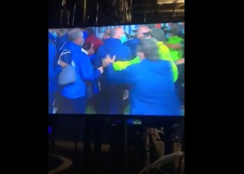 Bronca entre Nacional de Uruguay y Atlético Nacional