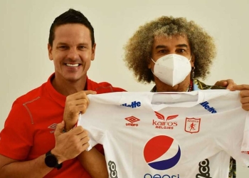 El 'Pibe' Valderrama y su visita al plantel del América de Cali en Barranquilla