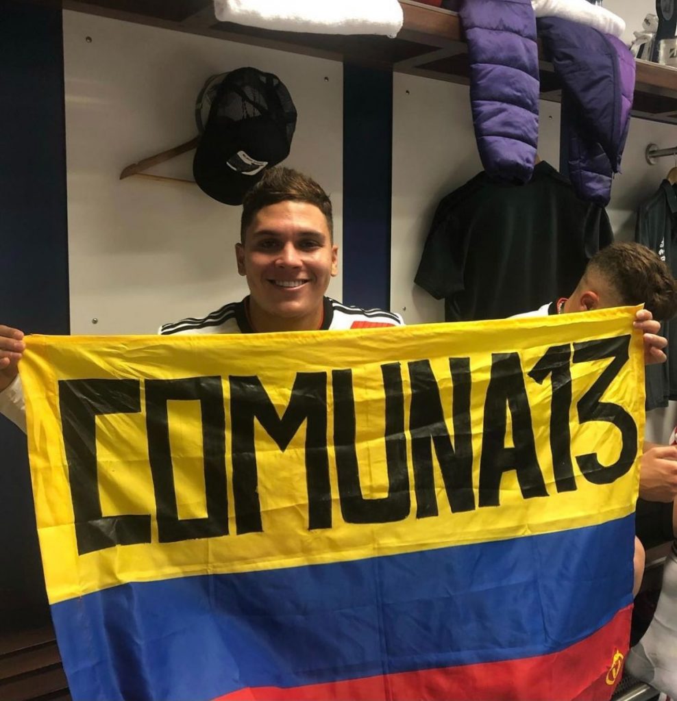 El sentido mensaje de Juan Fernando Quintero por la situación de Colombia