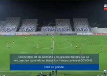 ¿El peor minuto de silencio de la historia del fútbol?