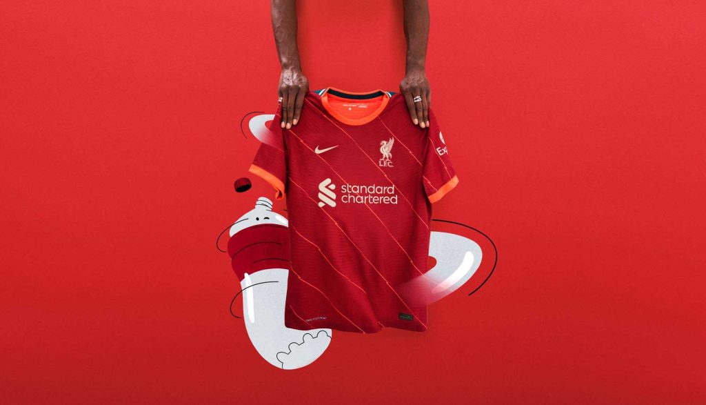 Nike presenta la nueva camiseta del Liverpool 2021/2022