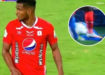 ¿Y el VAR? Polémica jugada de Aldair Rodríguez sobre Andrés Llinás