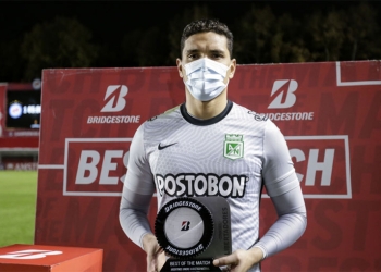 Aldair Quintana, atajadas, premio y la promesa al hincha de Nacional