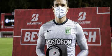 Aldair Quintana, atajadas, premio y la promesa al hincha de Nacional