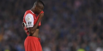 Jeisson Palacios y un primer tiempo para el olvido en el Santa Fe vs. River Plate