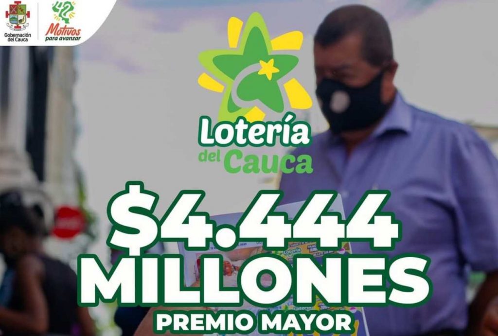 Lotería del Cauca. Resultado del 15 de mayo de 2021