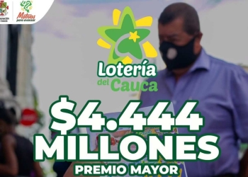 Lotería del Cauca. Resultado del 15 de mayo de 2021