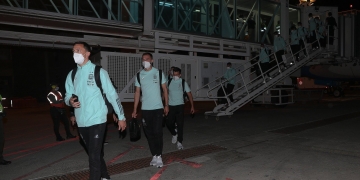 La Selección Argentina ya está en Barranquilla. Messi causó euforia entre hinchas
