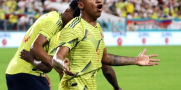 Alfredo Morelos, Eliminatorias al Mundial de Fútbol Qatar 2022, Selección Colombia, Selección de Argentina