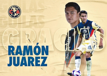 América de México hizo oficial la salida de Ramón Juárez hacia Puebla