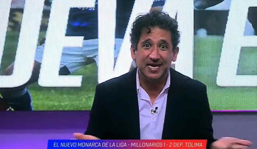 Antonio Casale explotó por la final que perdió Millonarios