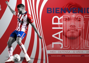 Atlético San Luis presentó otro refuerzo: el central Jair Díaz fue oficializado